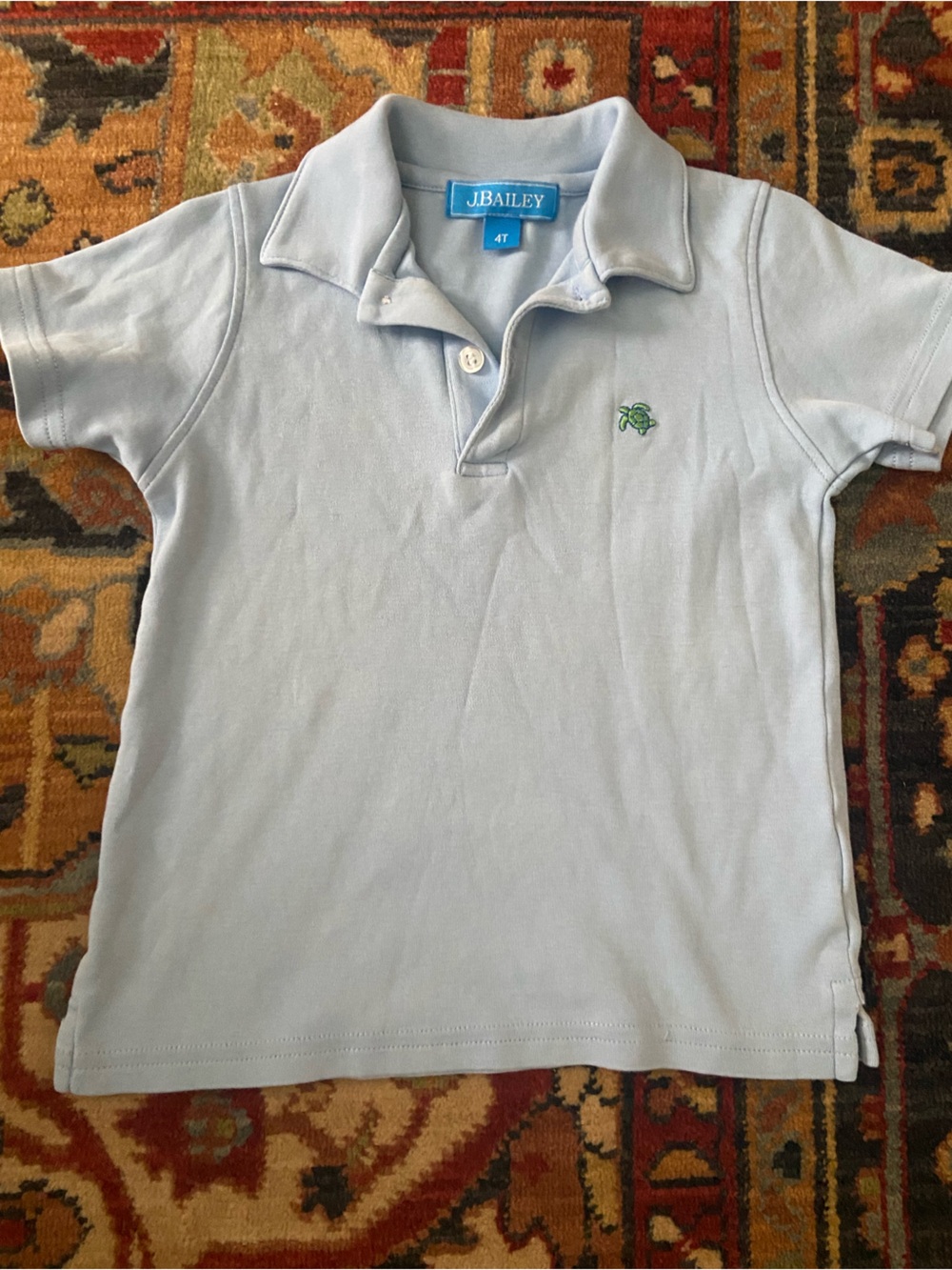 J.Bailey Light Blue Boys' Polo Shirt - 4T